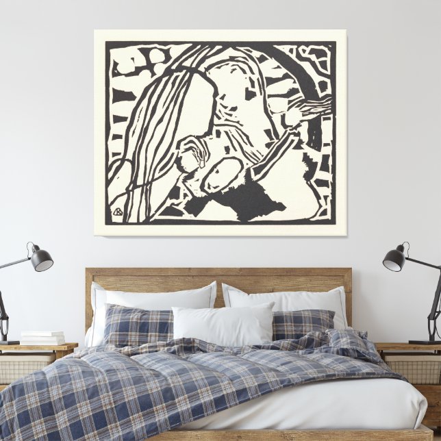 Wassily Kandinsky - Klänge Pl.08 (1913) Canvastryck (Insitu (sovrum))