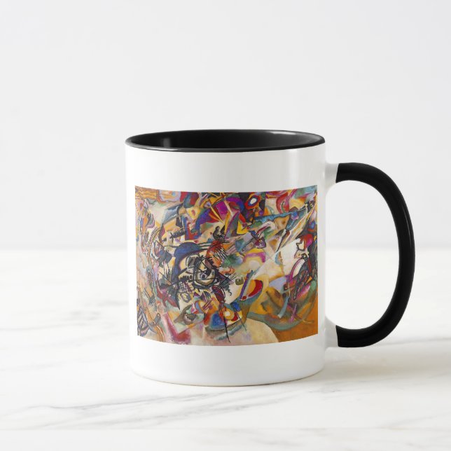 Wassily Kandinsky - Komposition 7 Abstrakt Konst Mugg (Höger)