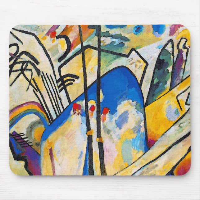 Wassily Kandinsky Komposition Fyra - Abstrakt Kons Musmatta (Framsidan)
