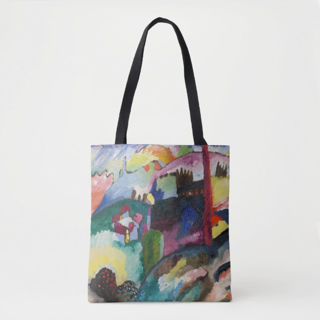 Wassily Kandinsky Ligcape med fabriksSkorsten Tygkasse (Framsida)