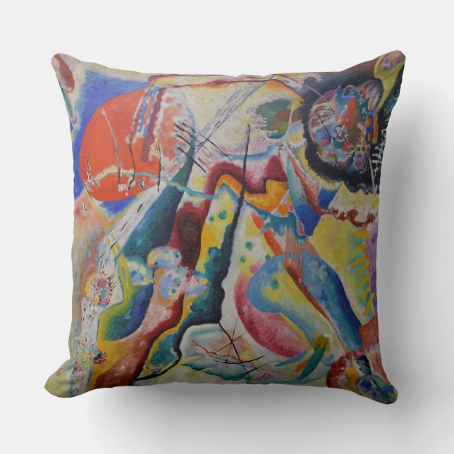 Wassily Kandinsky, Målning med en röd fläck Kudde (Framsida)