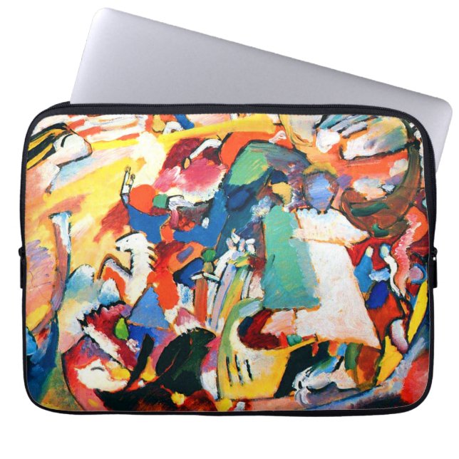 Wassily Kandinsky Neoprenelaptop sleeve 13 flytta (Framsidan)