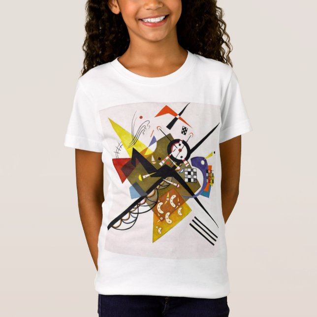Wassily Kandinsky  On White II T Shirt (Framsida)