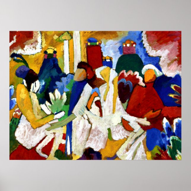 Wassily Kandinsky - Orientalisk Poster (Framsidan)
