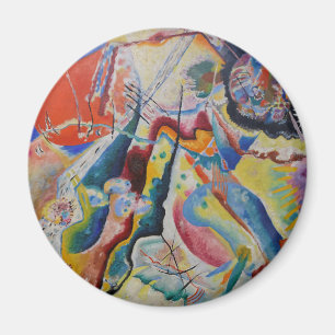Wassily Kandinsky Red Classic Abstrakt Art Magnet