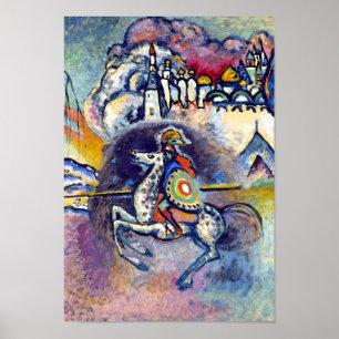 Wassily Kandinsky - Saint George och Horsperma Poster