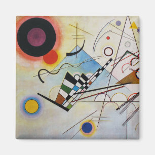 Wassily Kandinsky - sammansättning 8 - funktionel Magnet