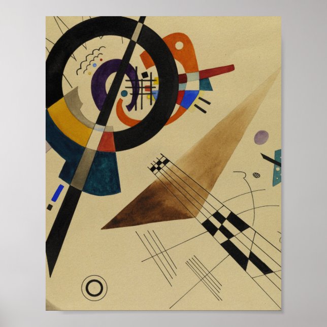 Wassily Kandinsky - Sammansättning Poster (Framsidan)