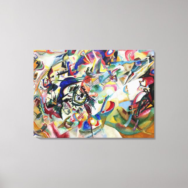 WASSILY KANDINSKY - Sammansättning VII 1913 Canvastryck (Framsida)