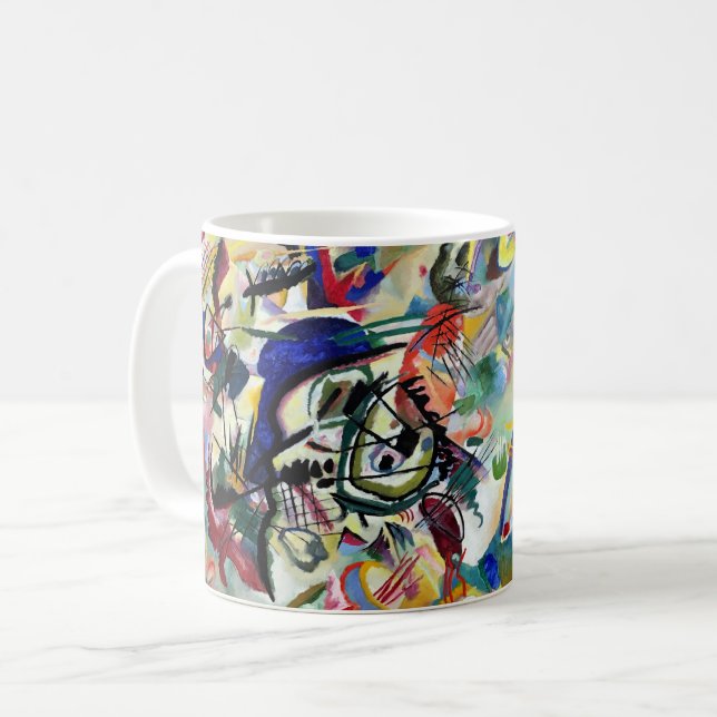 WASSILY KANDINSKY - Sammansättning VII 1913 Kaffemugg (Framsida vänster)