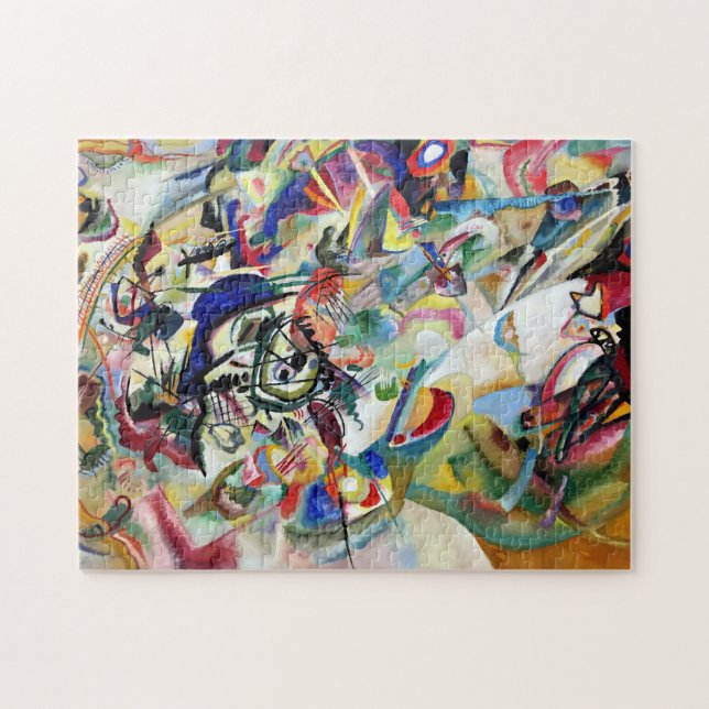 WASSILY KANDINSKY - Sammansättning VII 1913 Pussel (Horisontell)