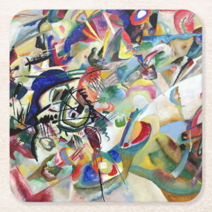 WASSILY KANDINSKY - Sammansättning VII 1913 Underlägg Papper Kvadrat