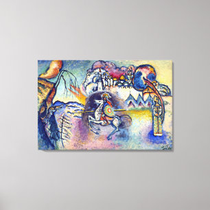 Wassily Kandinsky - Sankt Göran och ryttare Canvastryck