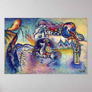Wassily Kandinsky - Sankt Göran & Ryttare Poster