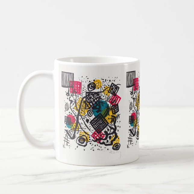 Wassily Kandinsky – Small Worlds V (1922) – Custom Kaffemugg (Vänster)