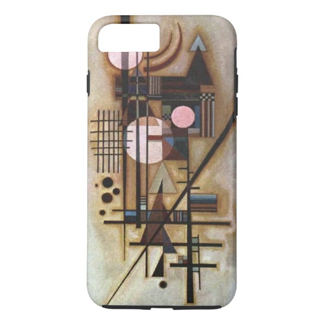 Wassily Kandinsky Softened Construction Case-Mate iPhone Skal (Baksida)