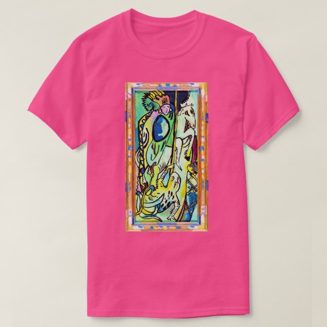 Wassily Kandinsky St Georg II Digital Remastated E T Shirt (Design framsida)