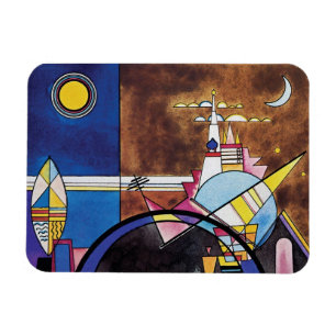 Wassily Kandinsky - Stora Porten I Kiev Abstrakt Magnet