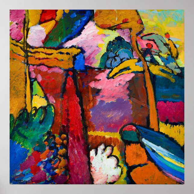 Wassily Kandinsky: Studie for Imreservation V Poster (Framsidan)