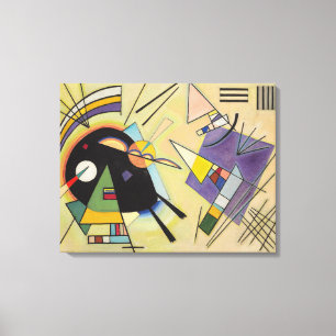 WASSILY KANDINSKY - Svart och violet Canvastryck