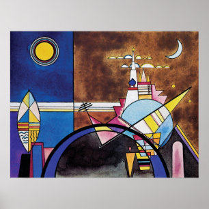 Wassily Kandinsky - Underbara Grind i Kievs Abstra Poster