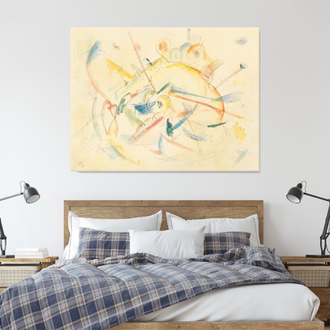 Wassily Kandinsky - Utan titel  Canvastryck (Insitu (sovrum))