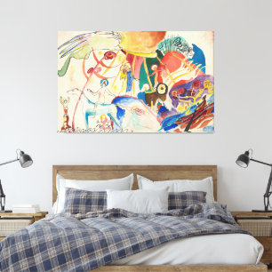 Wassily Kandinsky - Utkast till 'Alla helgons dag  Canvastryck