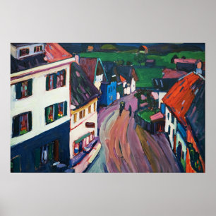 Wassily Kandinsky, Vibrant Cityscape Classic Poster