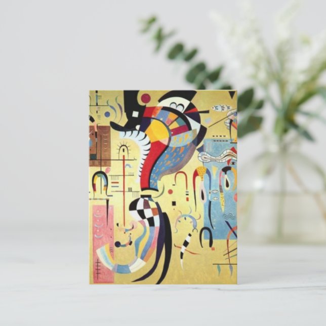 Wassily Kandinsky Vykort (Stående Fram)
