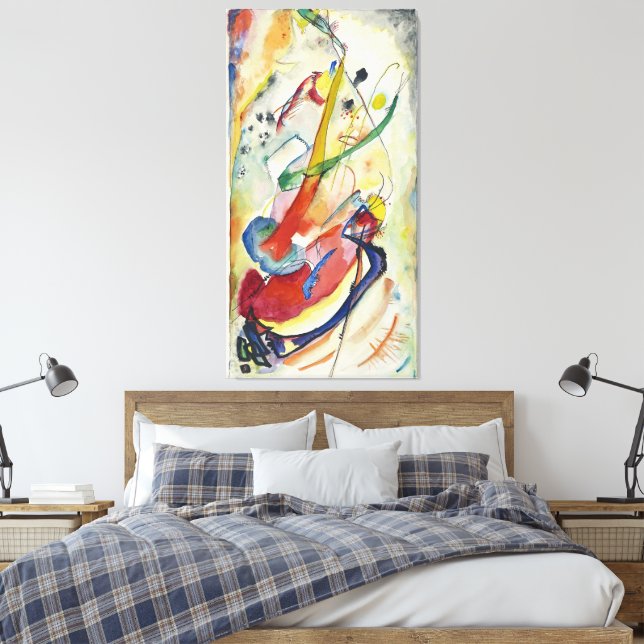Wassily Kandinsky - Wassily Kandinsky - utkast til Canvastryck (Insitu (sovrum))