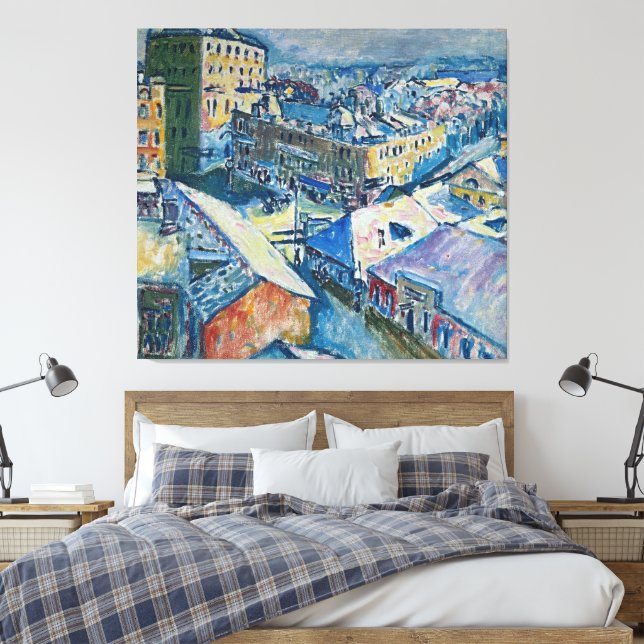 Wassily Kandinsky - Zubovsky Platz (1916) Canvastryck (Insitu (sovrum))