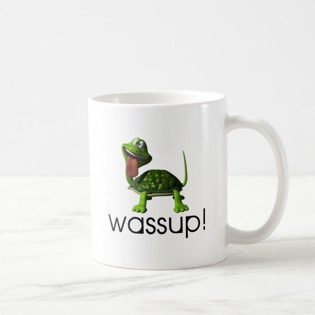 Wassup sköldpadda kaffemugg (Höger)
