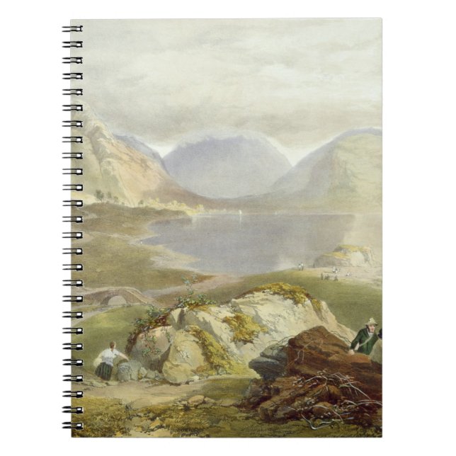 Wast vatten, från "det engelska sjöområdet", 1853 anteckningsbok (Framsidan)