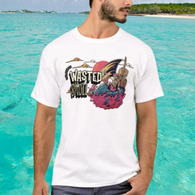 Wasted Skull: Bones, Brews & Co. T Shirt (Skapare uppladdad)
