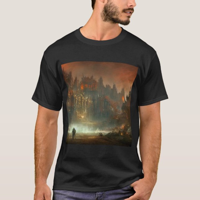 Wasteland of the Broken Dawn T Shirt (Framsida)