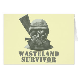 Wastelandöverlevande Hälsningskort