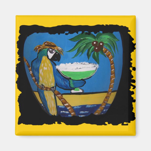 Wastin Away Parrots Magnet (Framsidan)