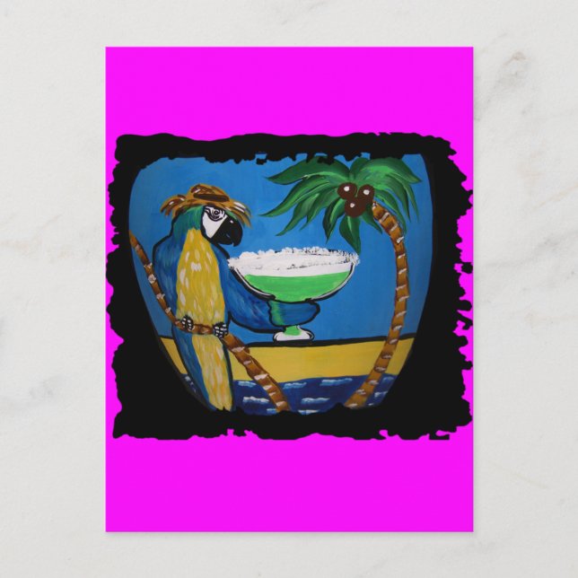 Wastin Away Parrots Vykort (Framsida)