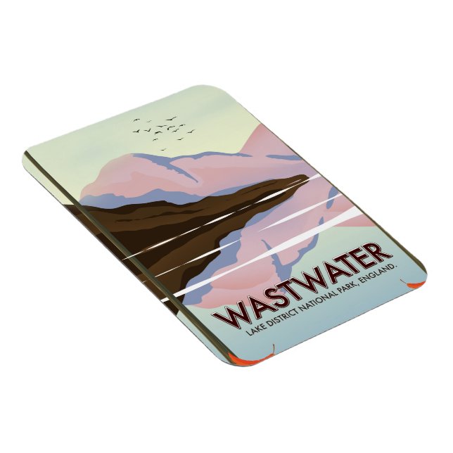 Wastwater Lake distrikt england Magnet (Högersidan)