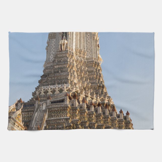 Wat Arun-tempel i Bangkok Thailand Kökshandduk (Horisontell)
