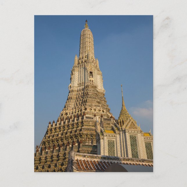 Wat Arun-tempel i Bangkok Thailand Vykort (Framsida)
