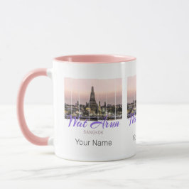 Wat Arun Temple Bangkok Thailand Sunset Souvenir Mugg