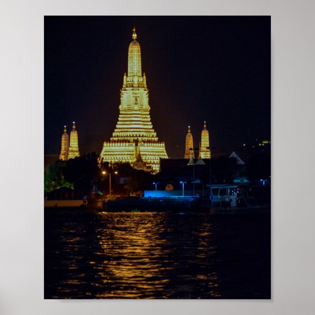 Wat Arun Temple Poster (Framsidan)