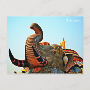 Wat Ban Rai, Korat, Thailand Vykort
