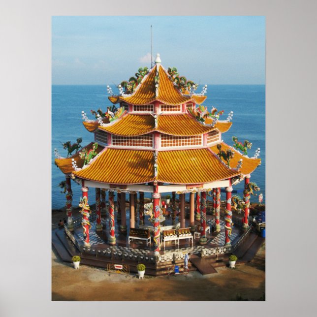 Wat Koh Loi ... Sriracha, Chonburi, Thailand Poster (Framsidan)