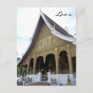 wat luang prabang vykort