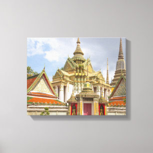 Wat Pho, Bangkok, Thailand Canvastryck