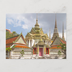 Wat Pho, Bangkok, Thailand Vykort