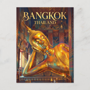 Wat Pho (Liggende Buddha) Thailand Vykort