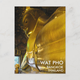 Wat Pho Reclining Golden Buddha Bangkok Thailand Vykort